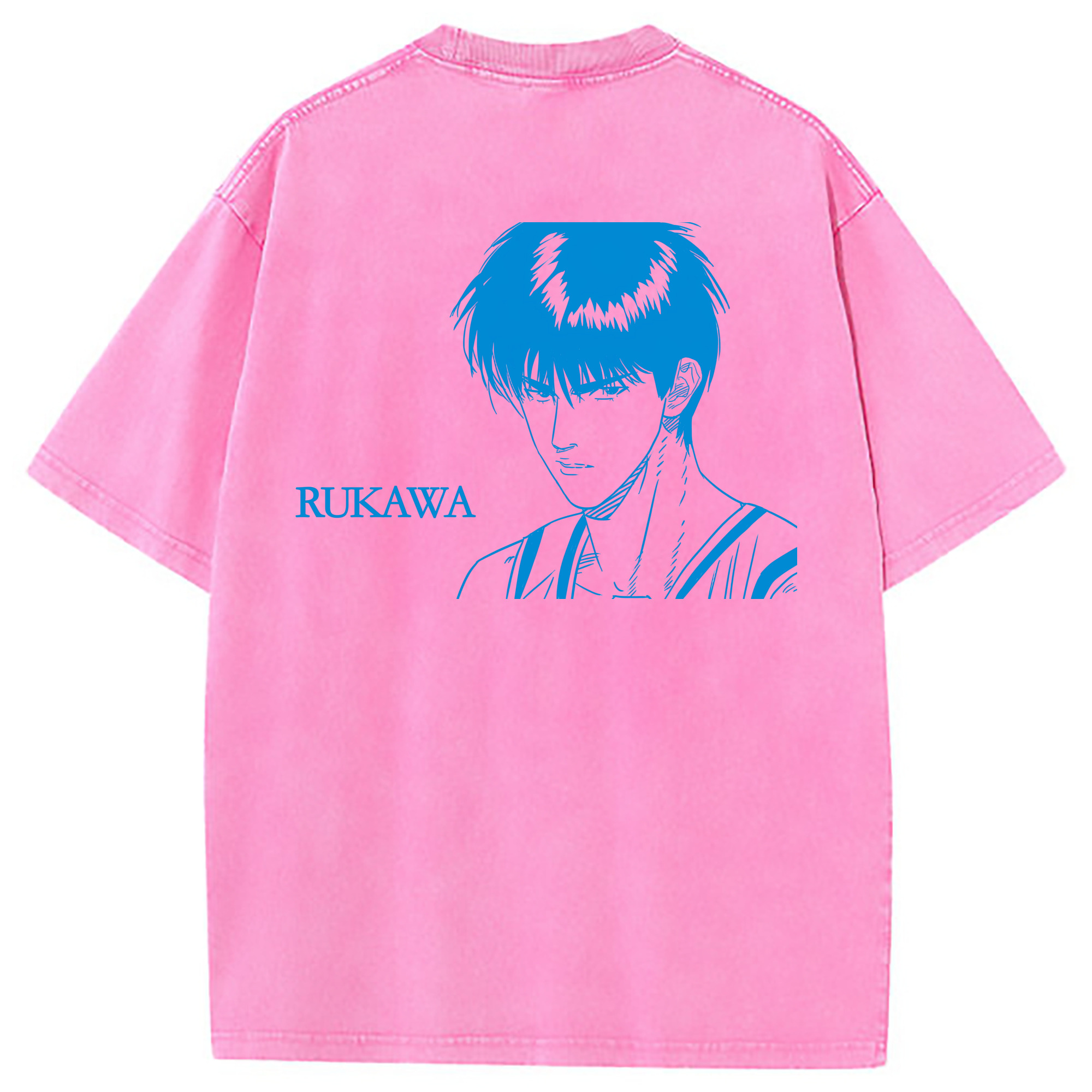 （画像用） SLAM DUNK／スラムダンク 綿100% ヴィンテージ風 半袖Tシャツ（背面プリント）